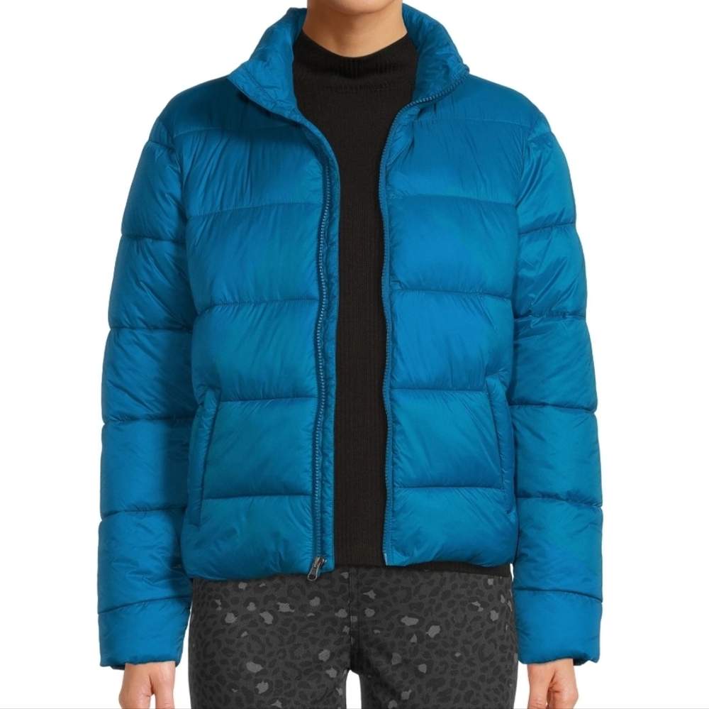 TIME AND TRU Teal Puffer Jacket - Size XL (16-18)